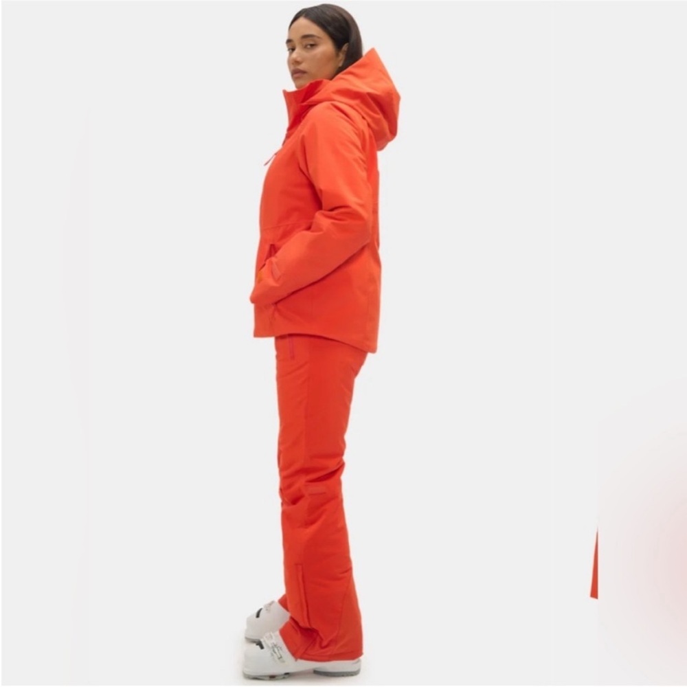 Halfdays Full Set New w tags Orange Hooded Lawrence Jacket & Alessandra Pants - Picture 6 of 15